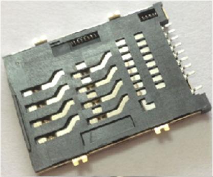 HS-116  SIM SOCKET 8PIN PUSH Ђɜy(c)PIN