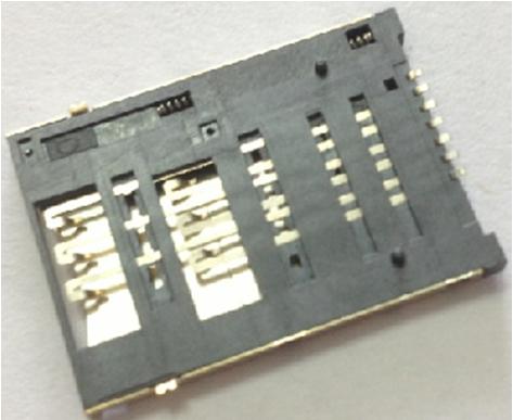 HS-118  SIM SOCKET 6PIN PUSH Ђɜy(c)PIN